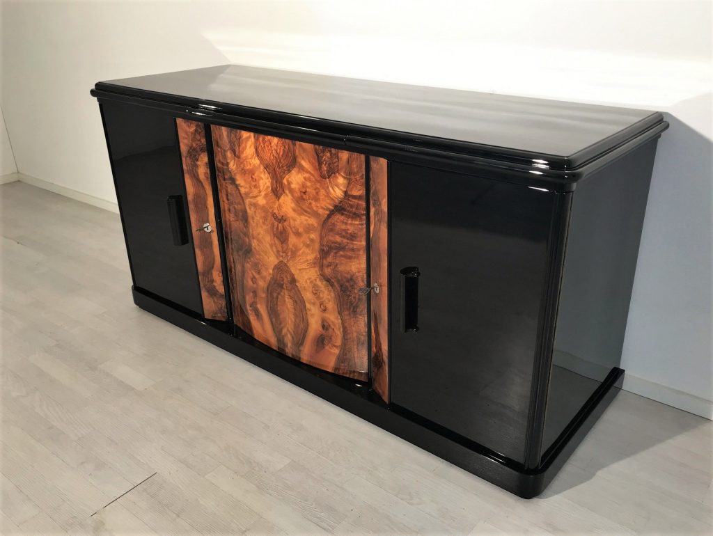 Walnuss Wurzelholz Sideboard aus Frankreich 1930er Jahre - Original