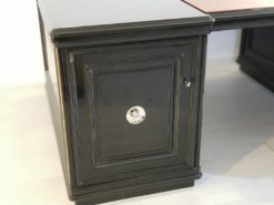 XXL Art Deco Partnerschreibtisch Klavierlack - Original Antike Möbel